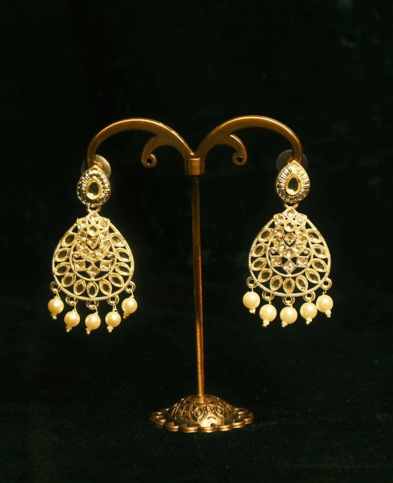 Pearl Filigree Drops