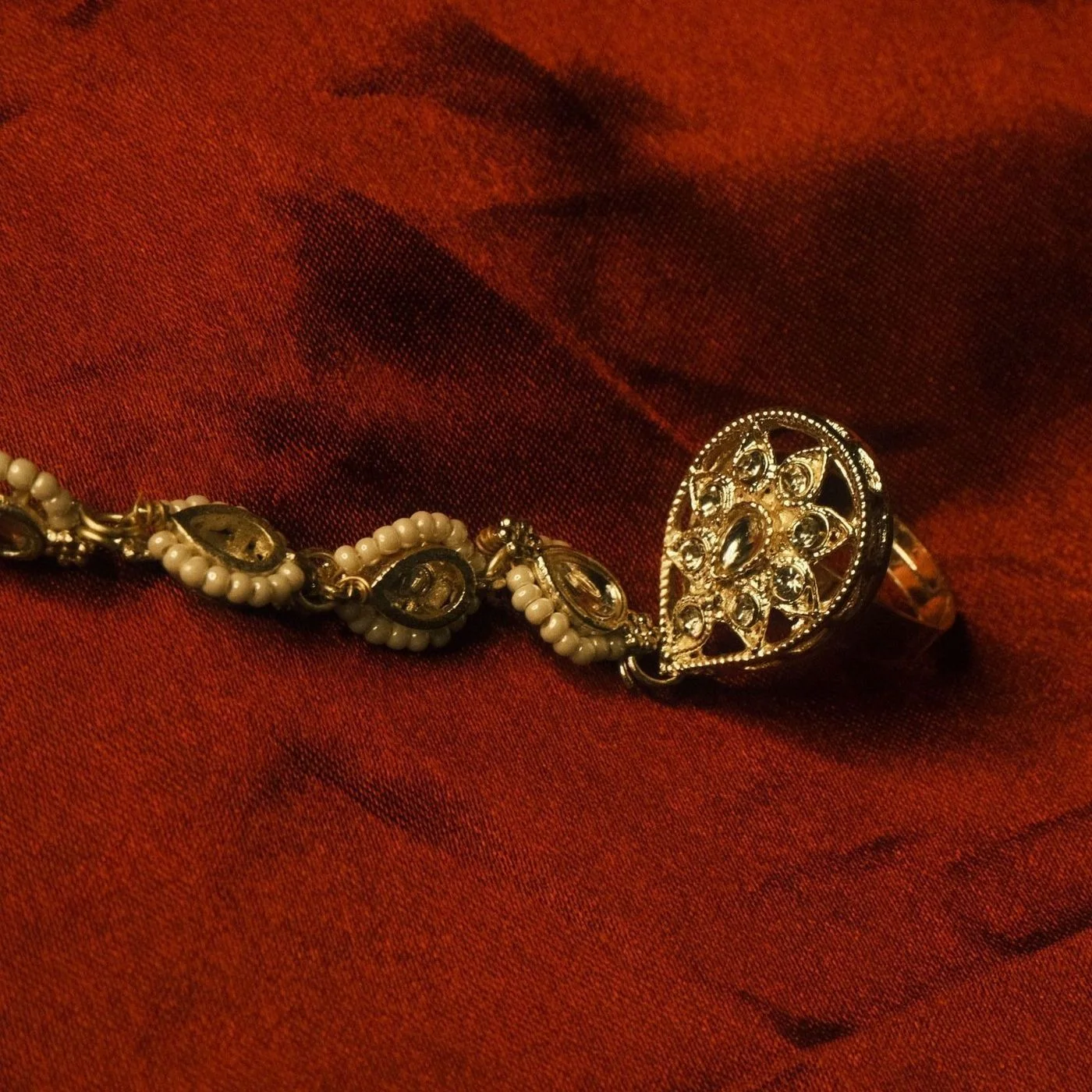 Pearl Kundan Haathphool 2