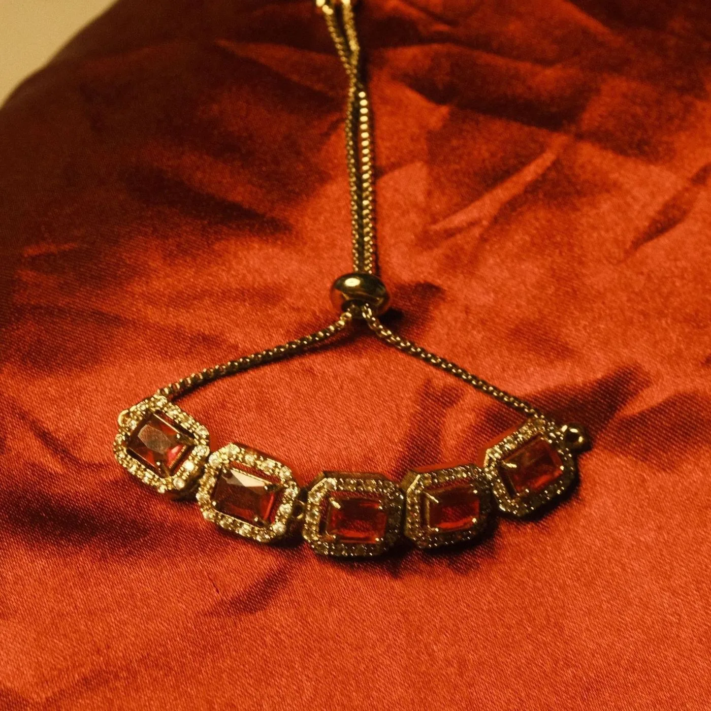 Ruby-tone Bracelet 1