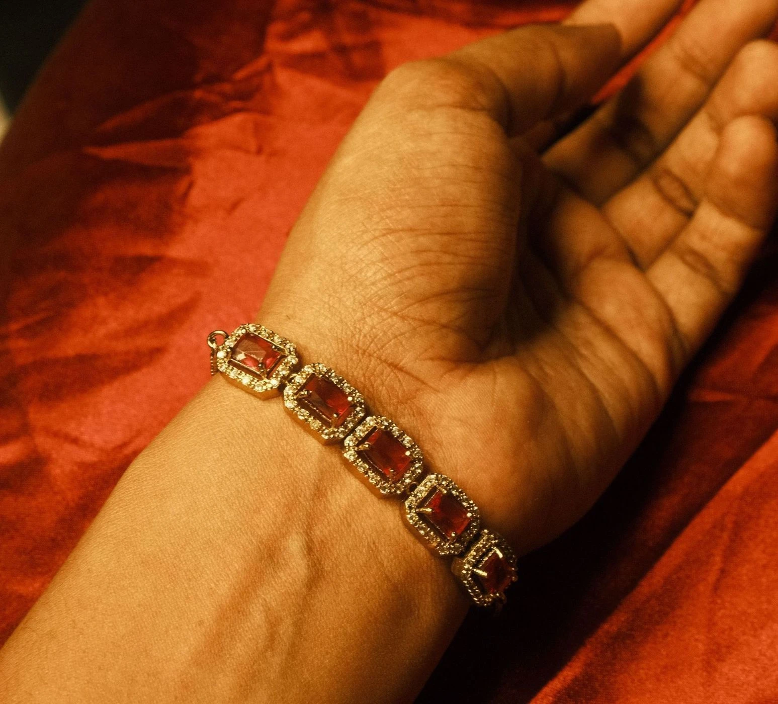 Ruby-tone Bracelet 2