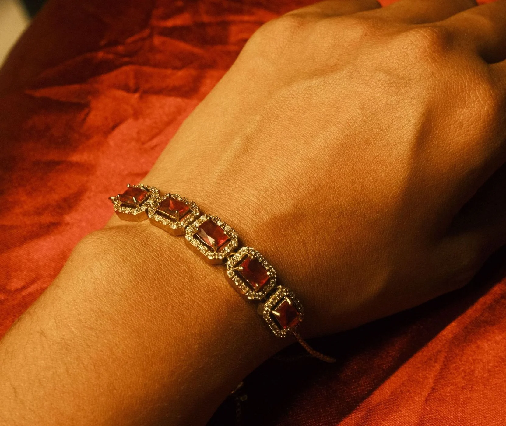 Ruby-tone Bracelet 3