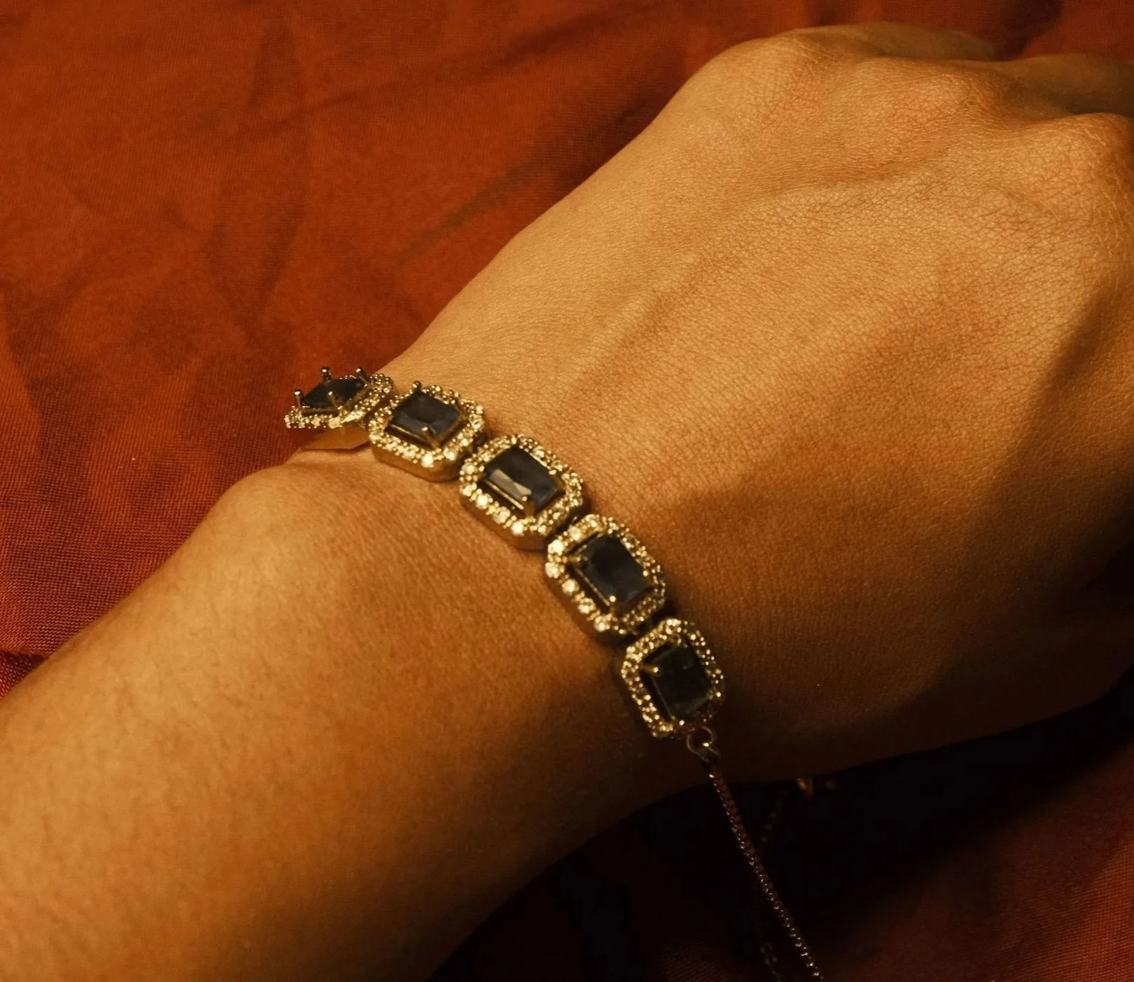 Violet Stone Bracelet 2