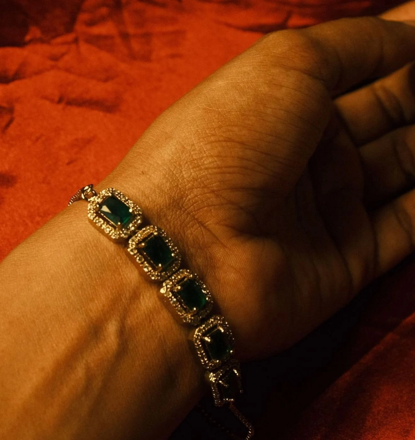 Emerald-tone Bracelet 2
