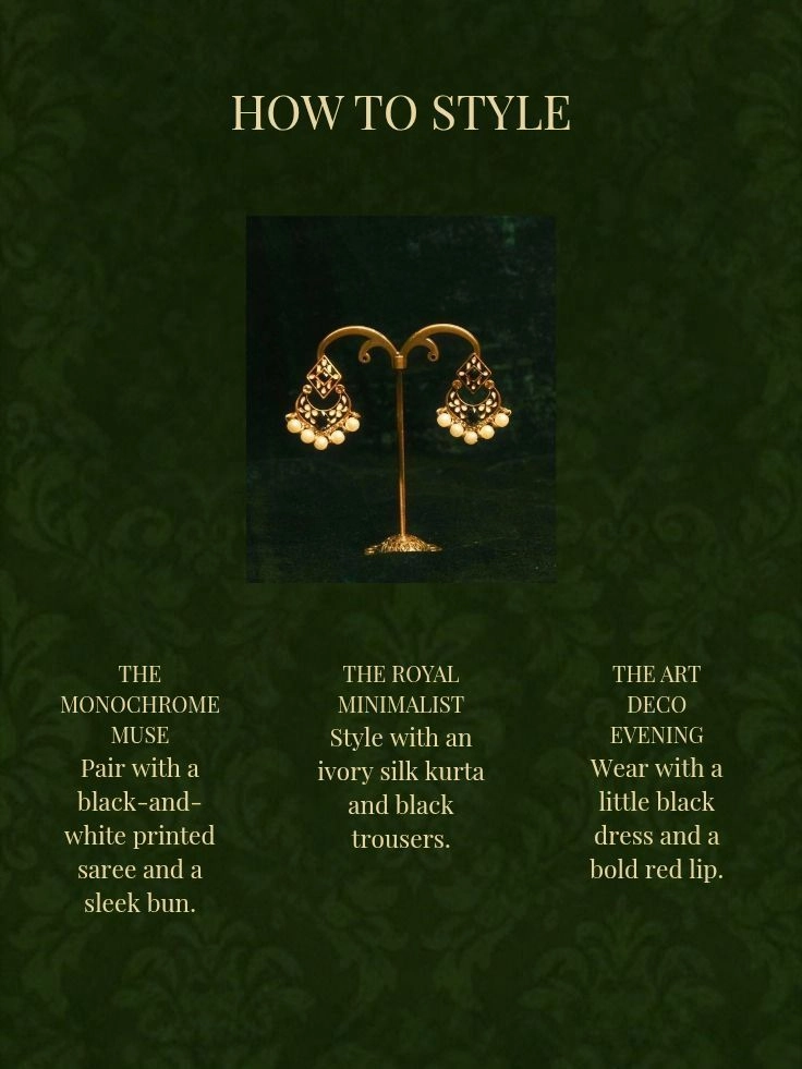 Pearl Arc Earrings 3