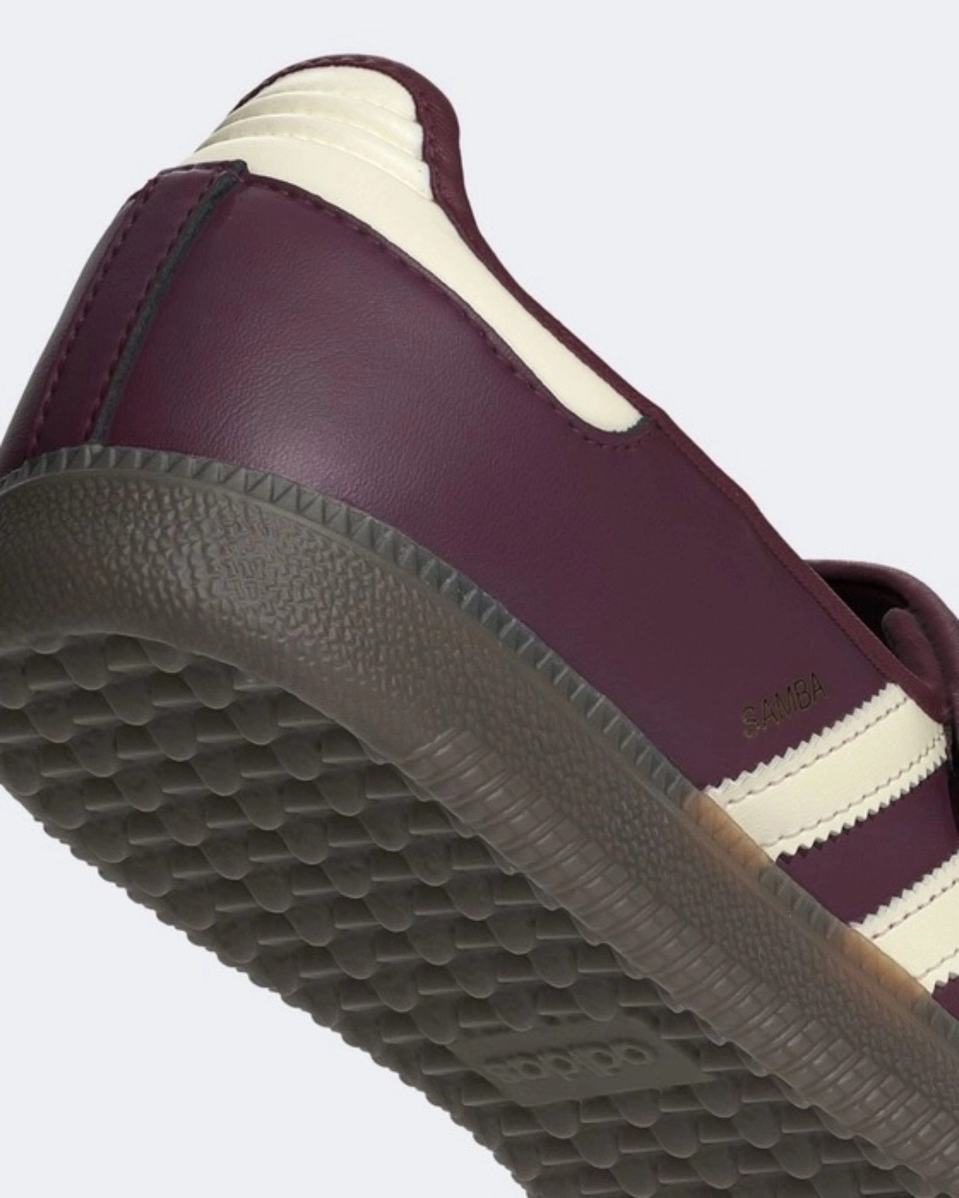SAMBA JANE SHOES (MAROON/CREAM WHITE/GOLD METALLIC) 4