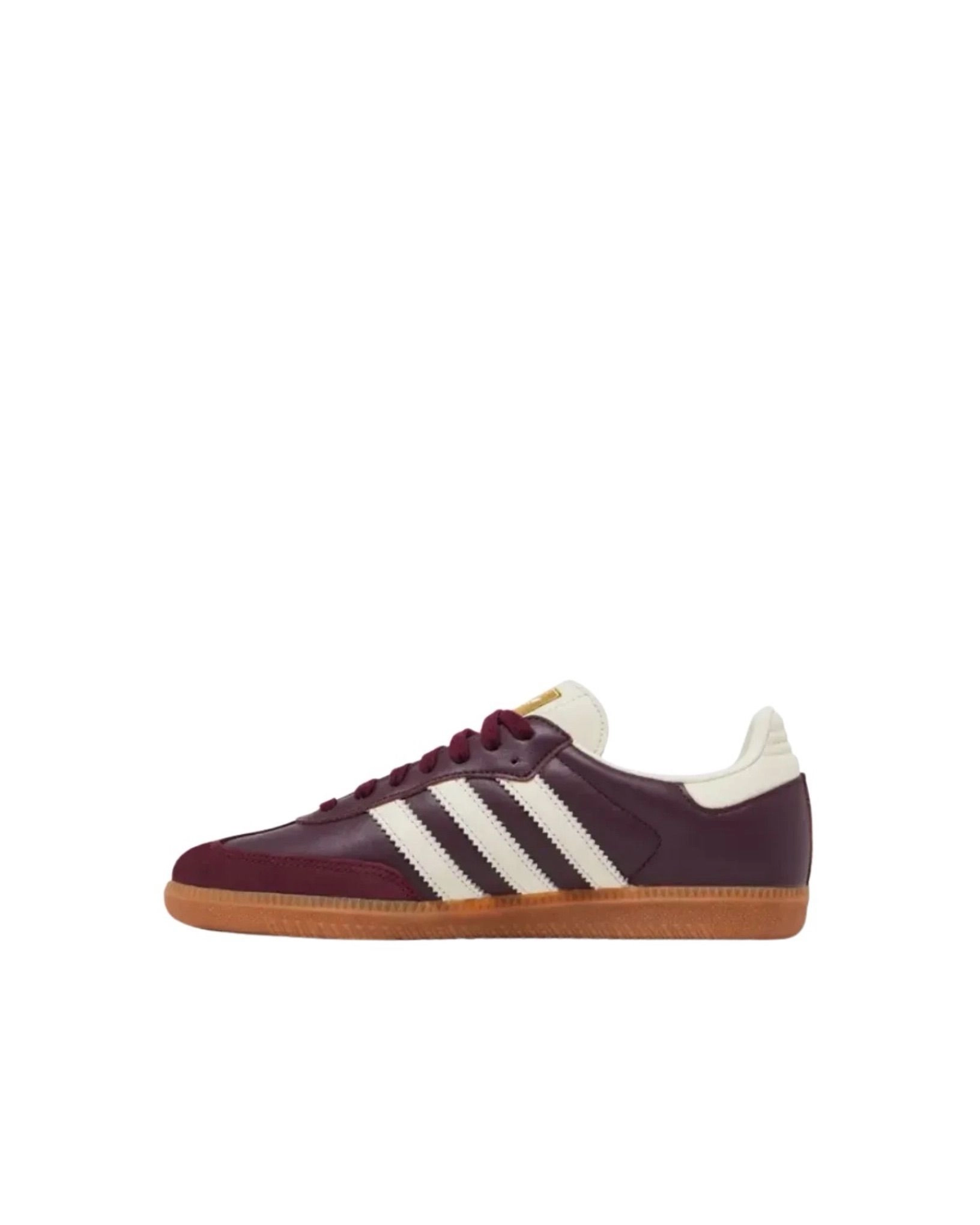 SAMBA OG SHOES (MAROON/CREAM WHITE/GOLD METALLIC) 3