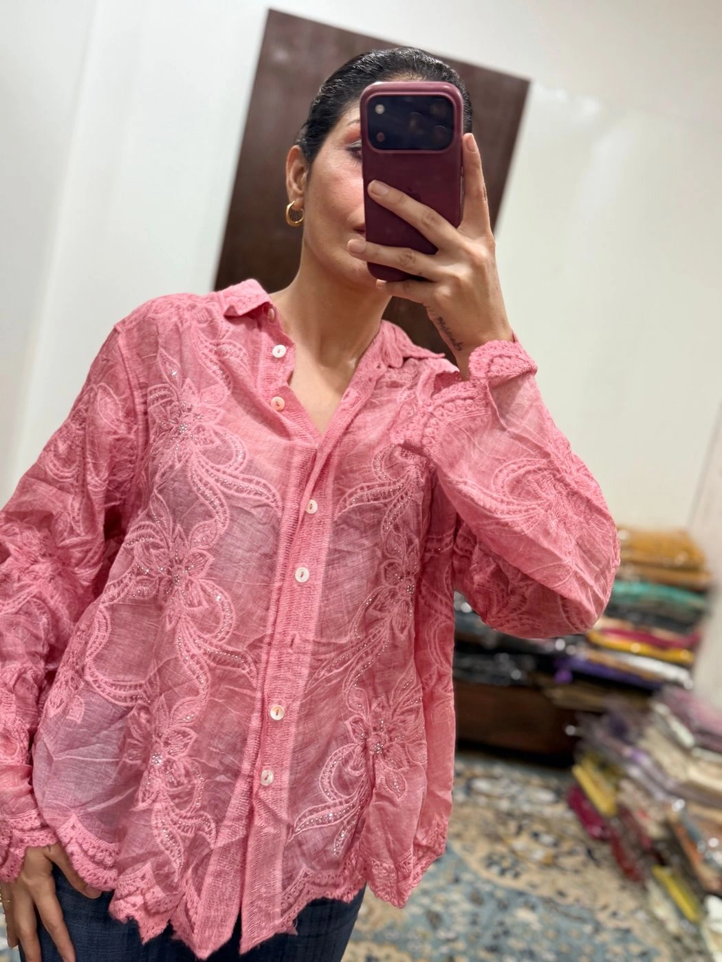 Premium Embroidered Boho Shirt 3