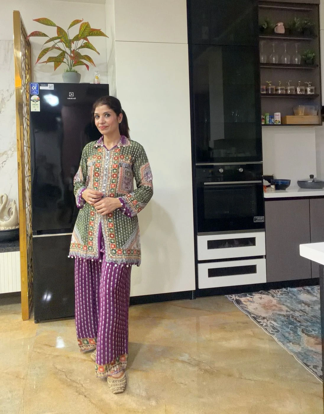 Premium Printed Crape Co-ord Set 1