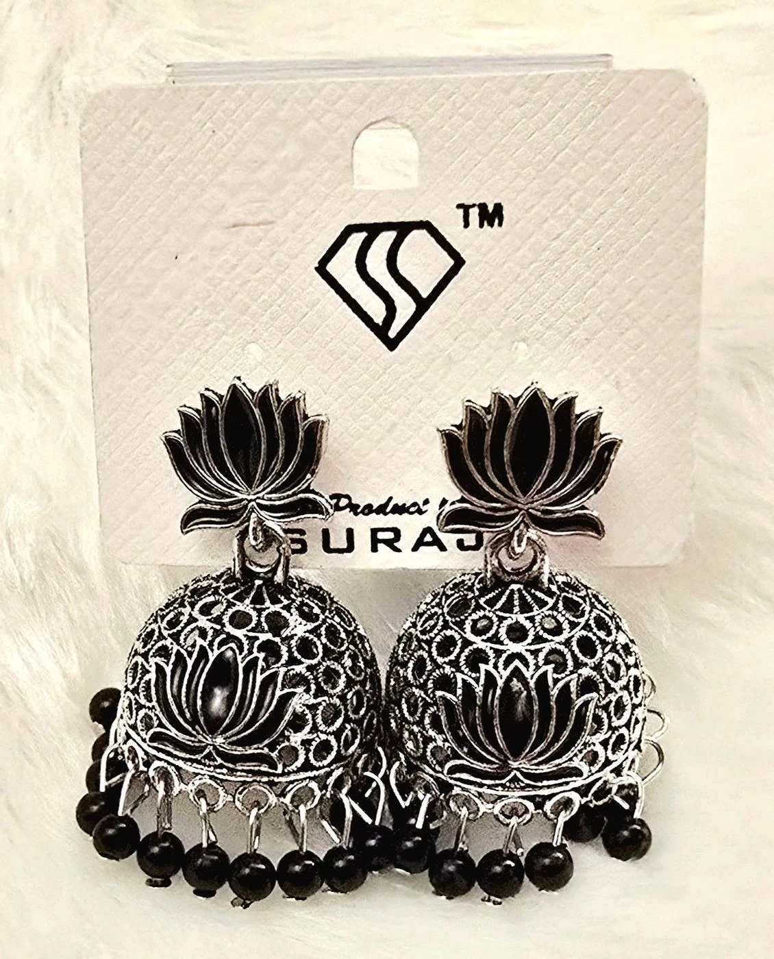 Lotus Jhumka