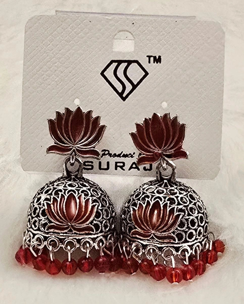 Lotus Jhumka