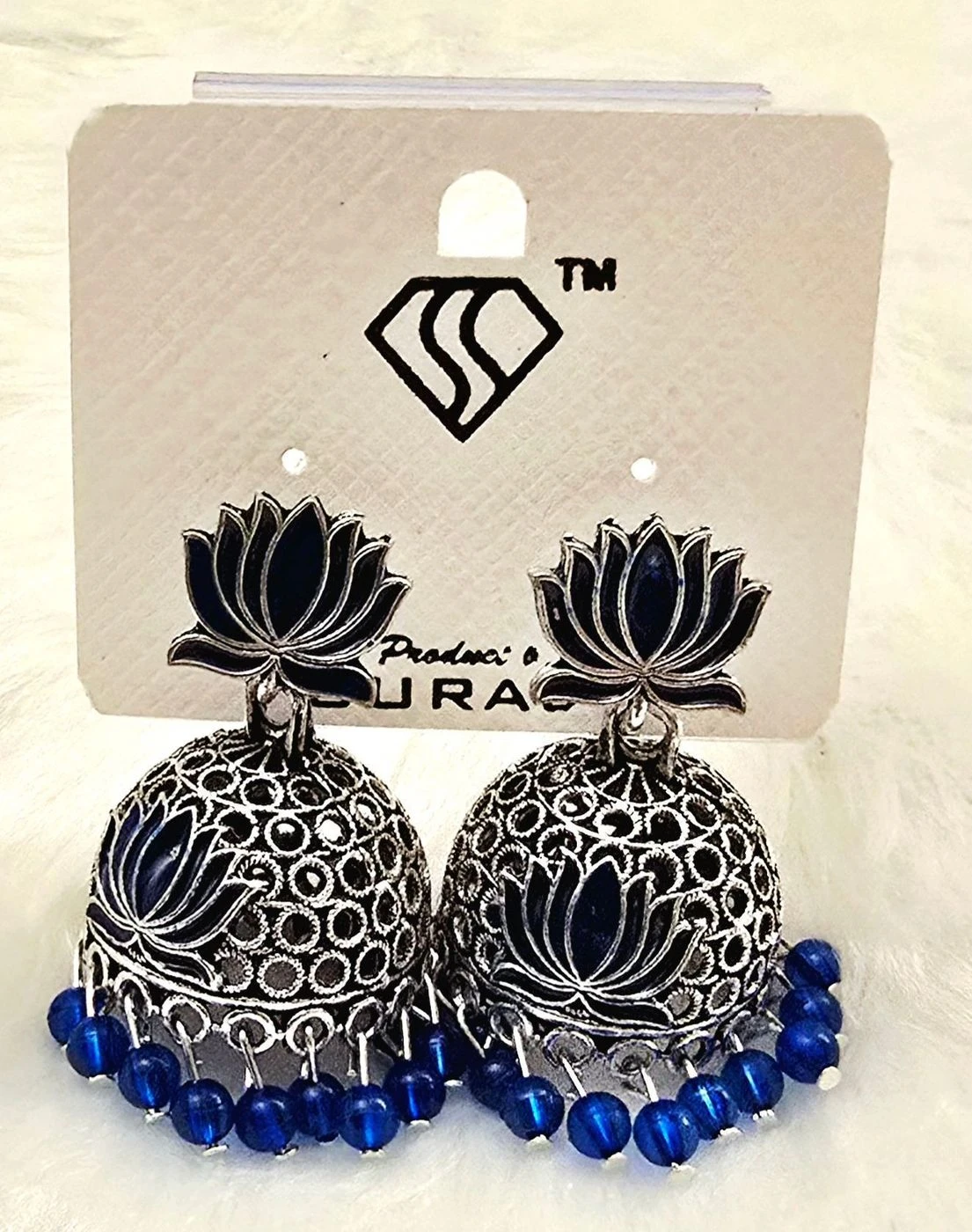 Lotus Jhumka