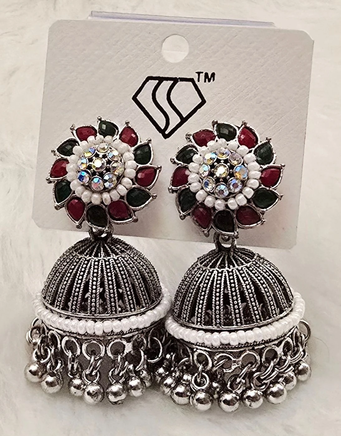 Flower-Head Jhumka