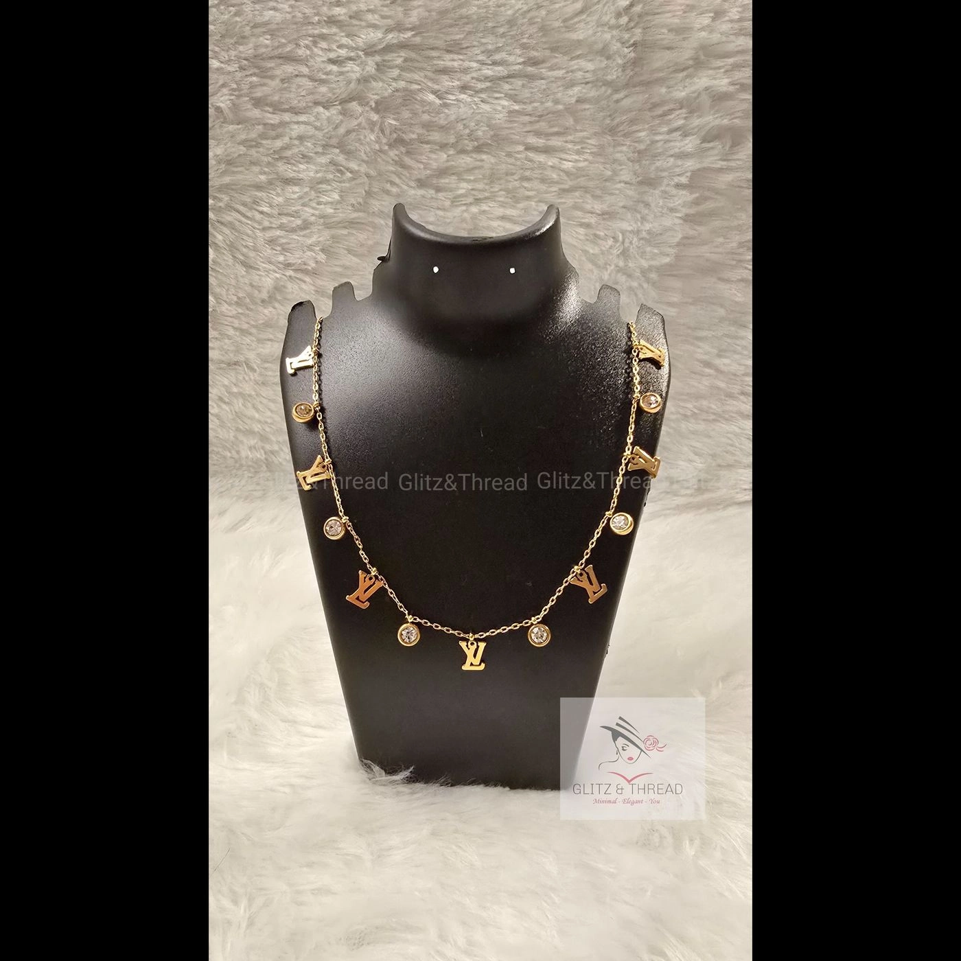 Letter Pendant Charm Necklace