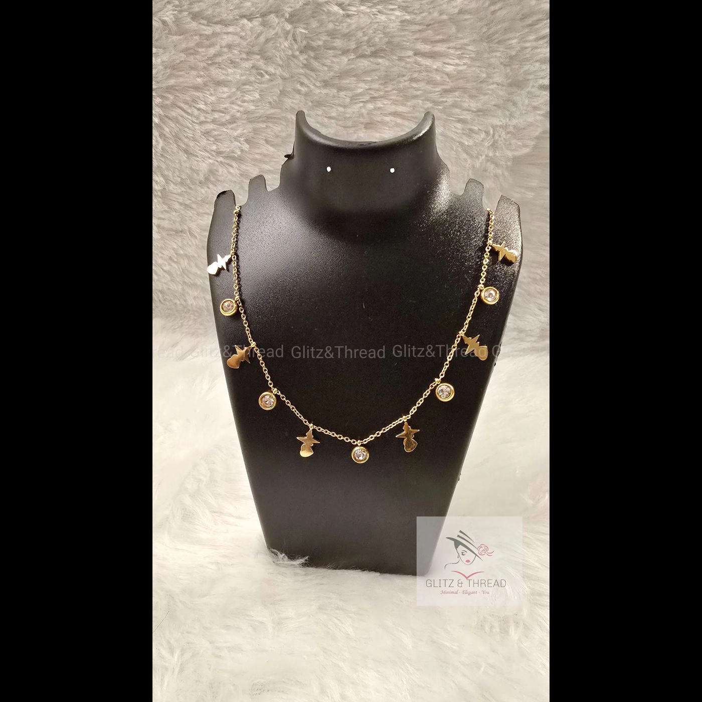 Happy Pendant Charm Necklace
