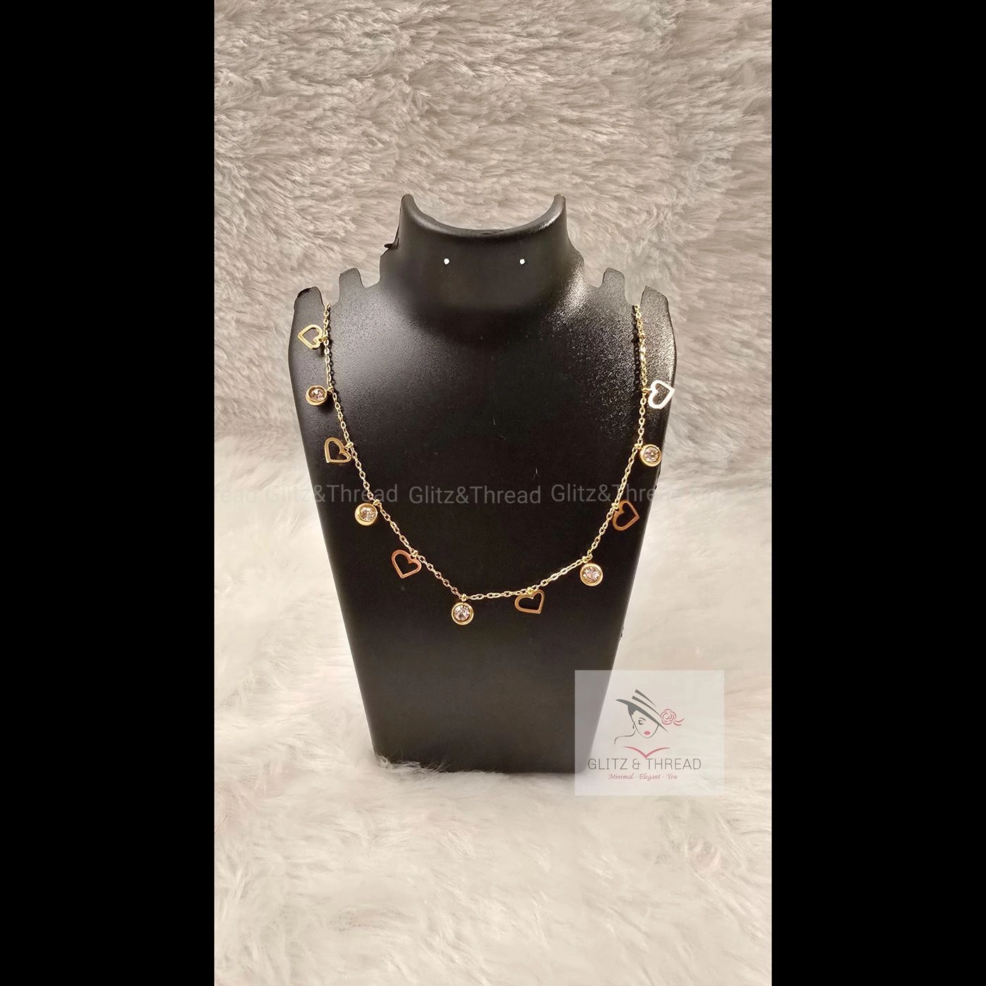 Heart Pendant Charm Necklace