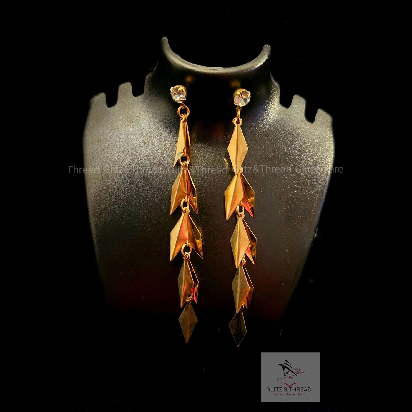 Diamond Dangle Earring