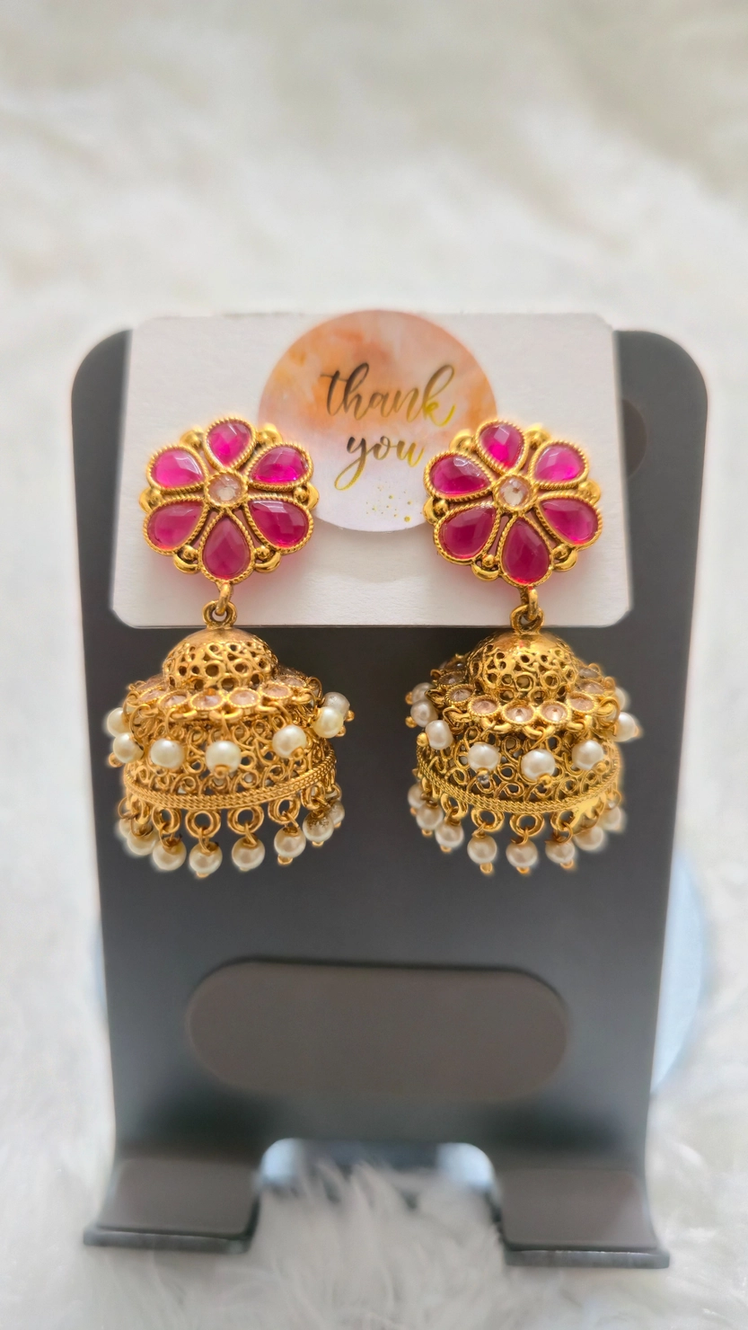 Royal Petal Jhumka
