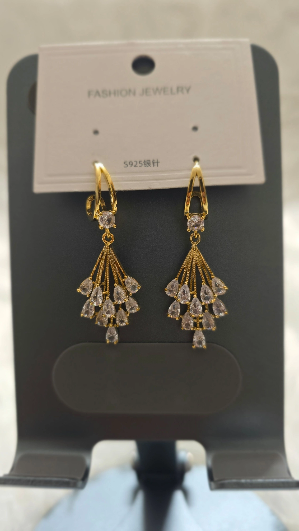 Crystal Cascade Earrings💫