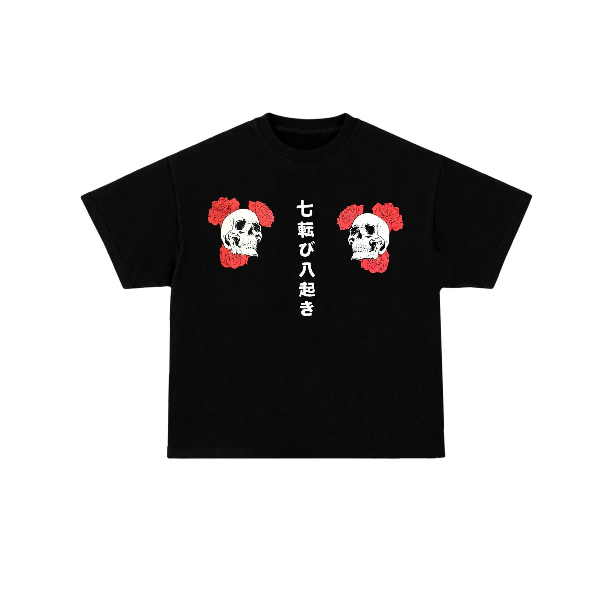 Skull Red Roses 1
