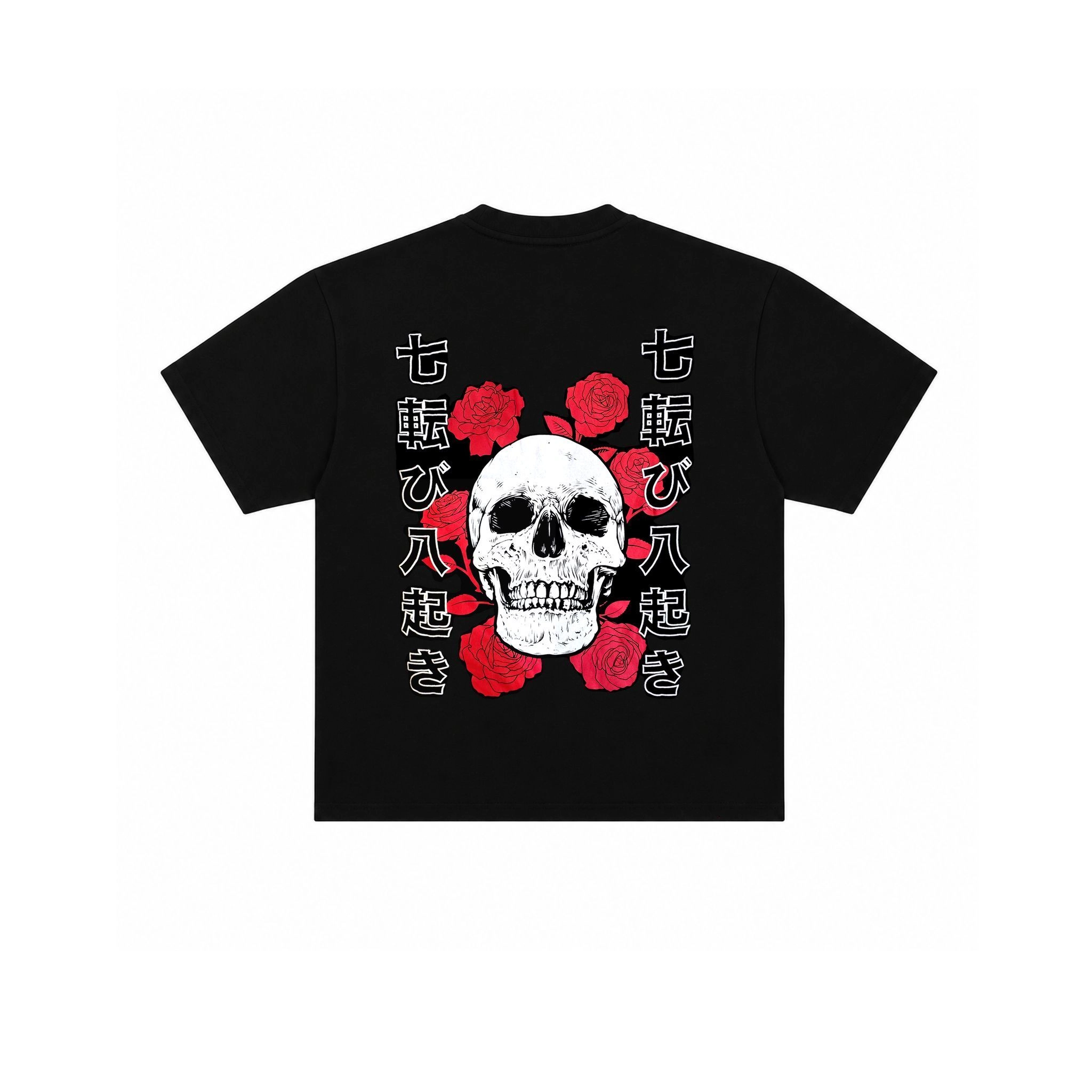 Skull Red Roses 2