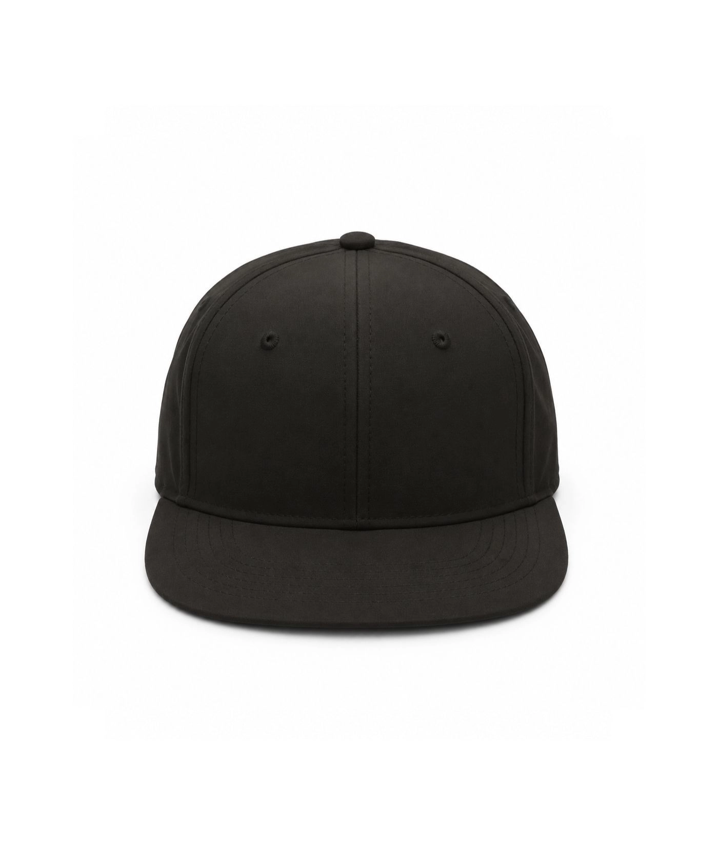 Black Flat-Brim Cap 1