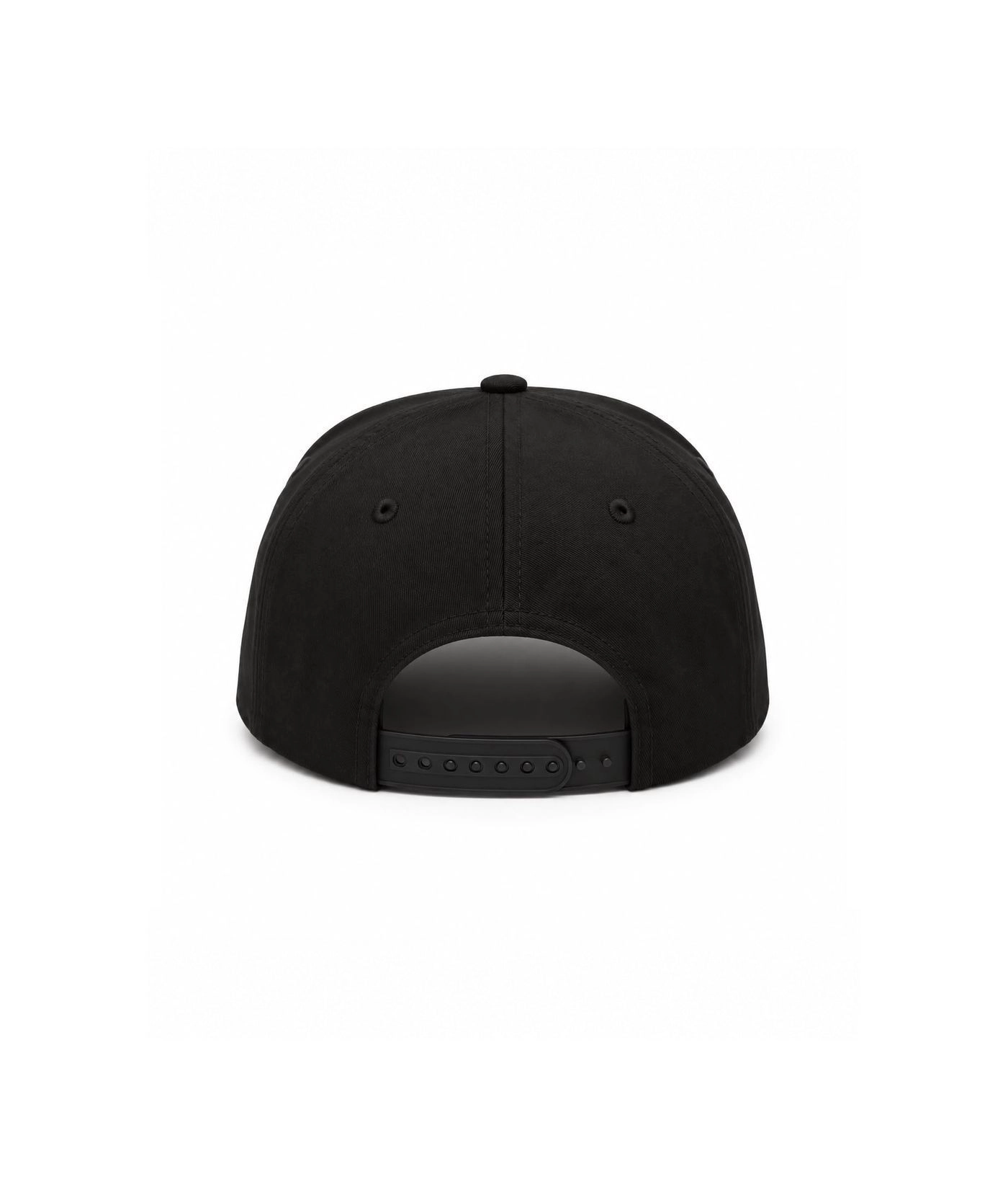 Black Flat-Brim Cap 3