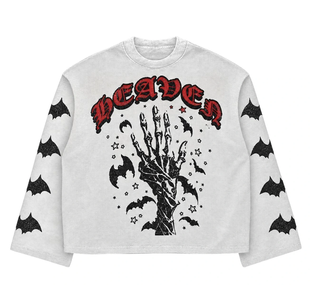 Dark Heaven Graphic Waffle Long-sleeve