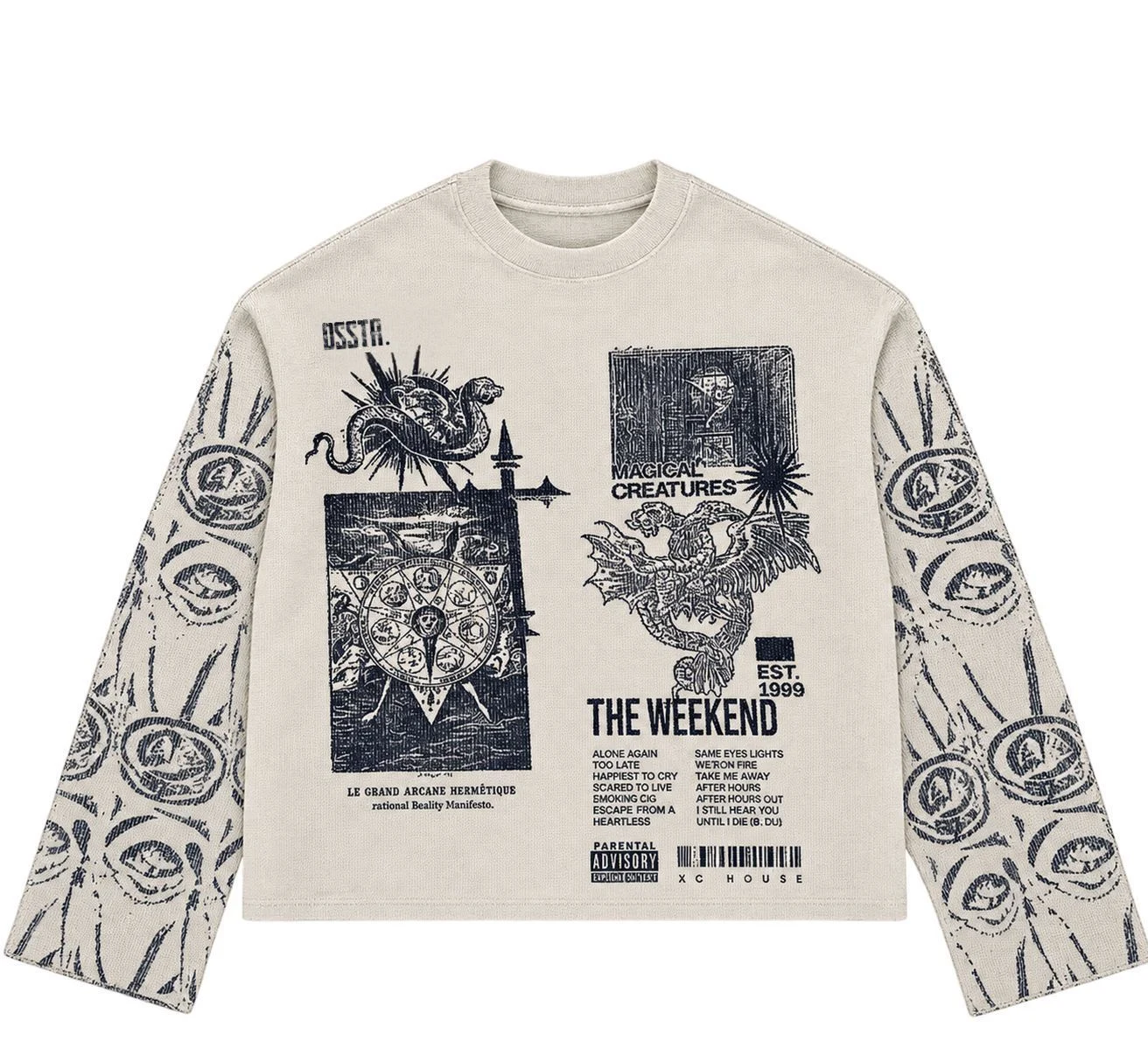 Hermetic Manifesto Waffle Long-sleeve