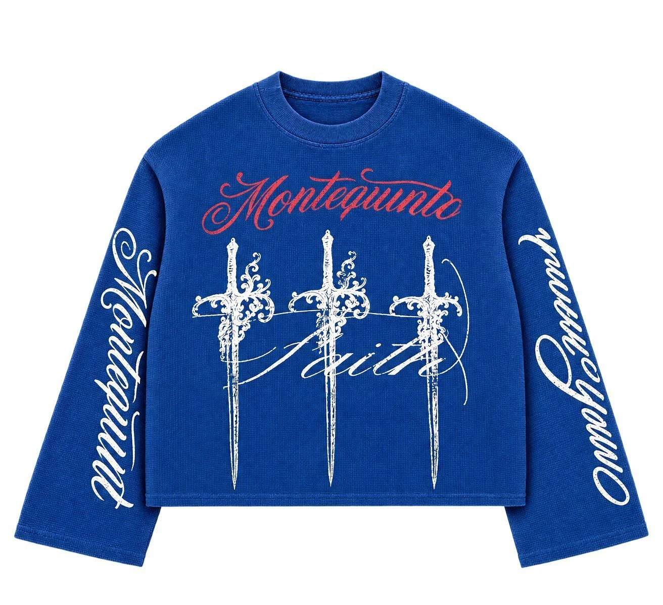 Cold World Blue Waffle Long-sleeve