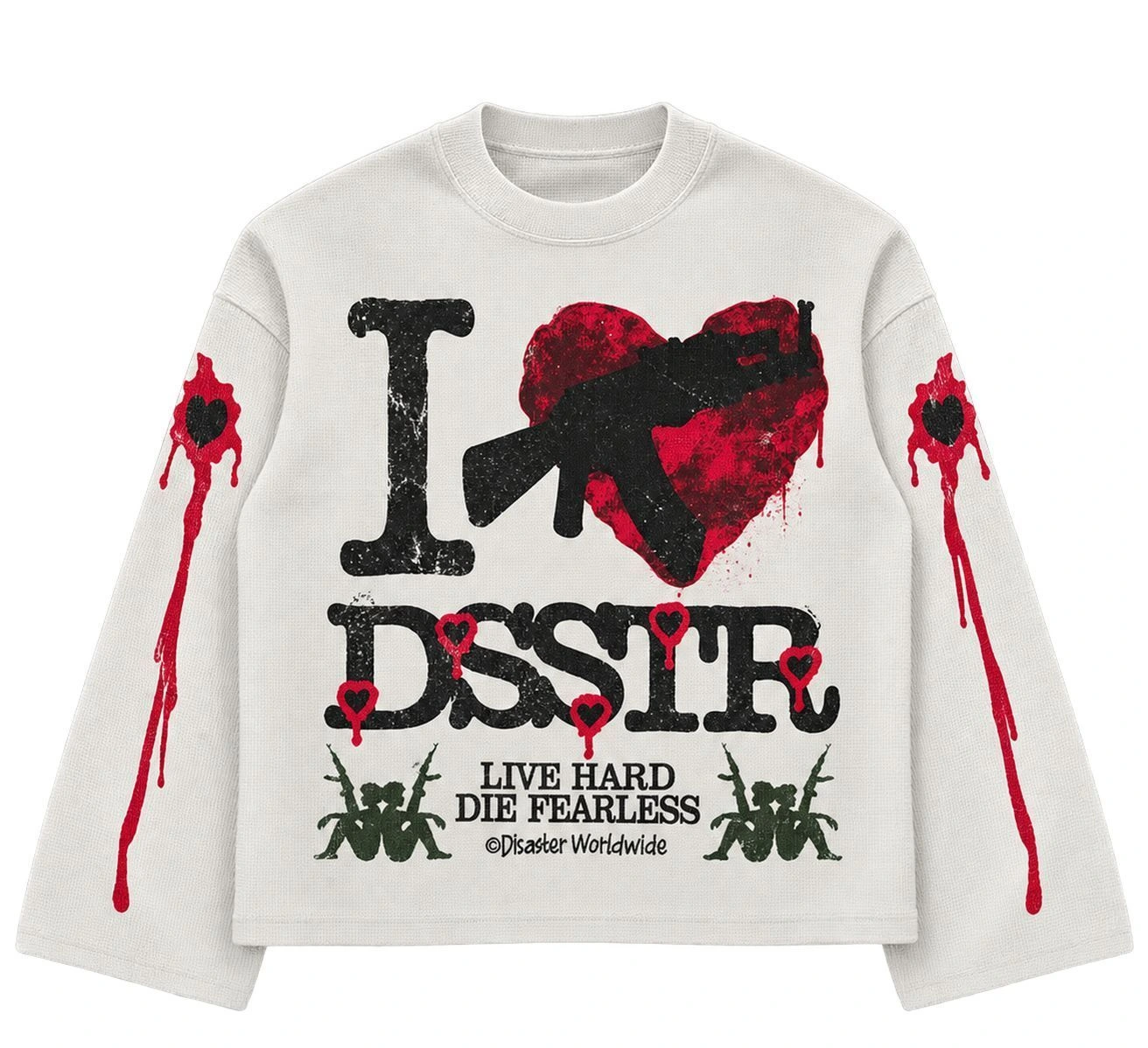 Shattered DSSTR Waffle Long-sleeve
