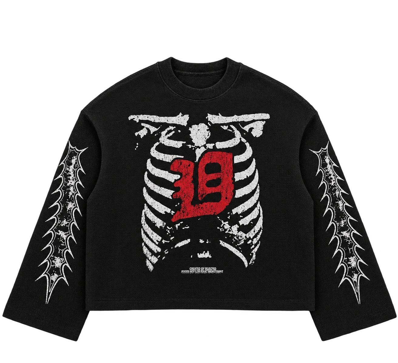 Bones & Blood Waffle Long-sleeve
