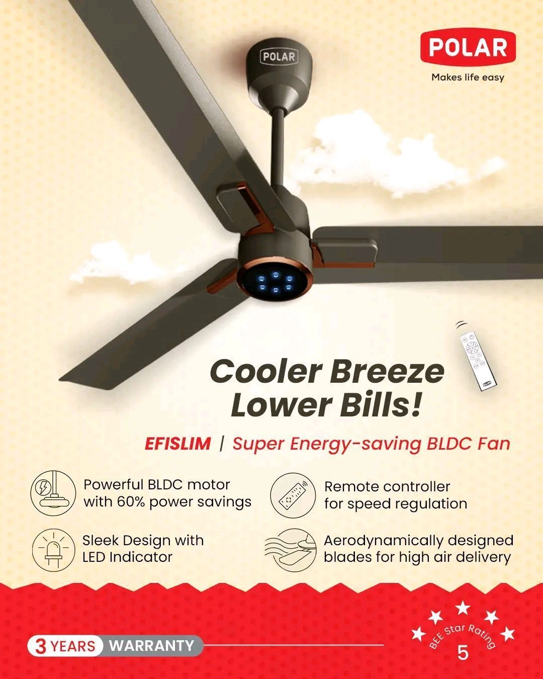 Polar EFISLIM Premium BLDC Fan 3