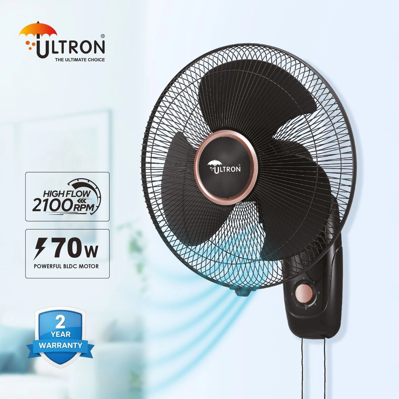 BLDC WALL FAN -ECO BREEZE 2