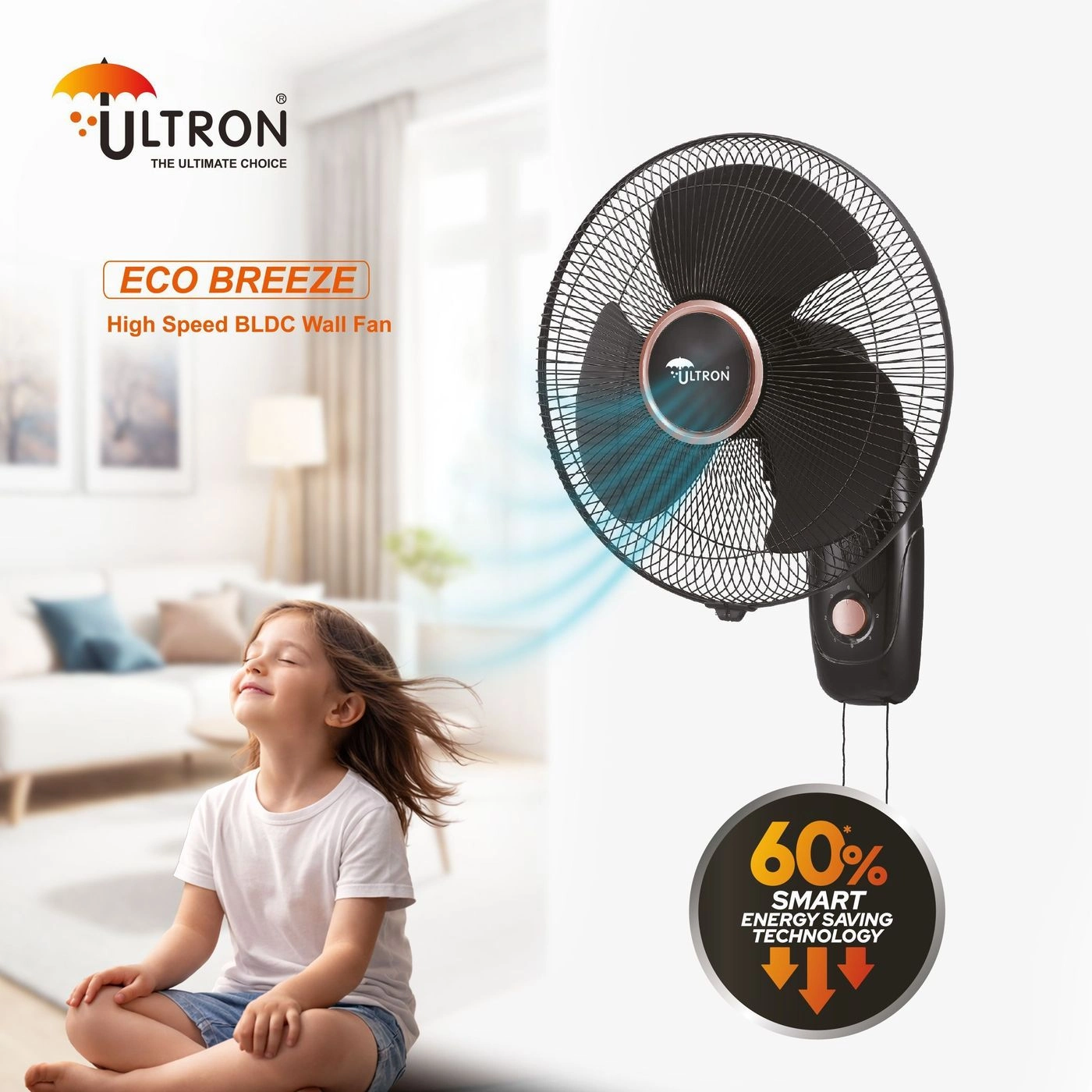 BLDC WALL FAN -ECO BREEZE 3