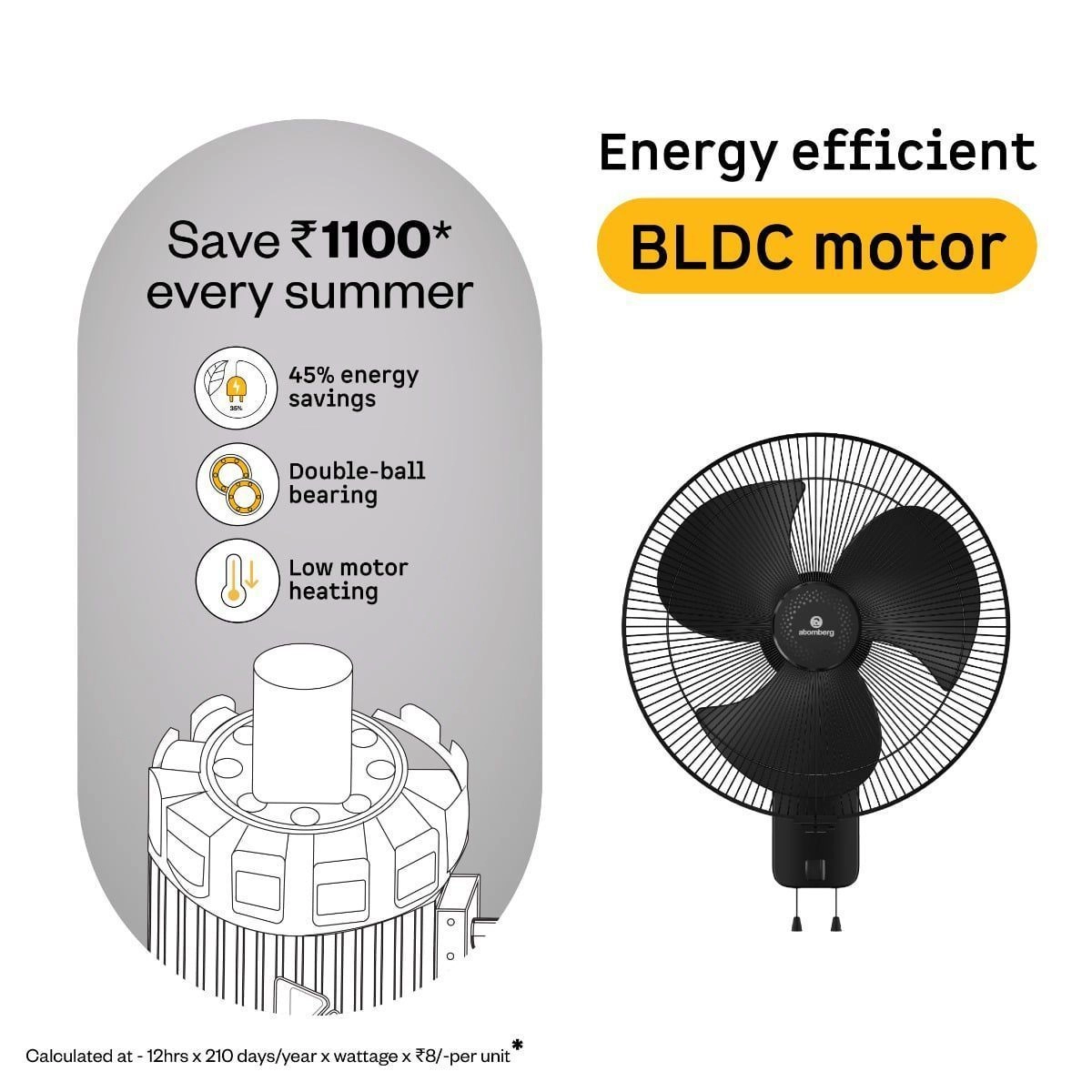SilenceAire Hi-Speed Wall fan(BLDC) 3