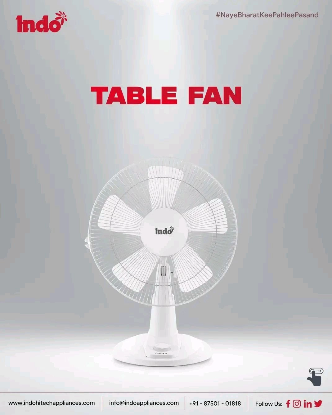 Delta table fan 3