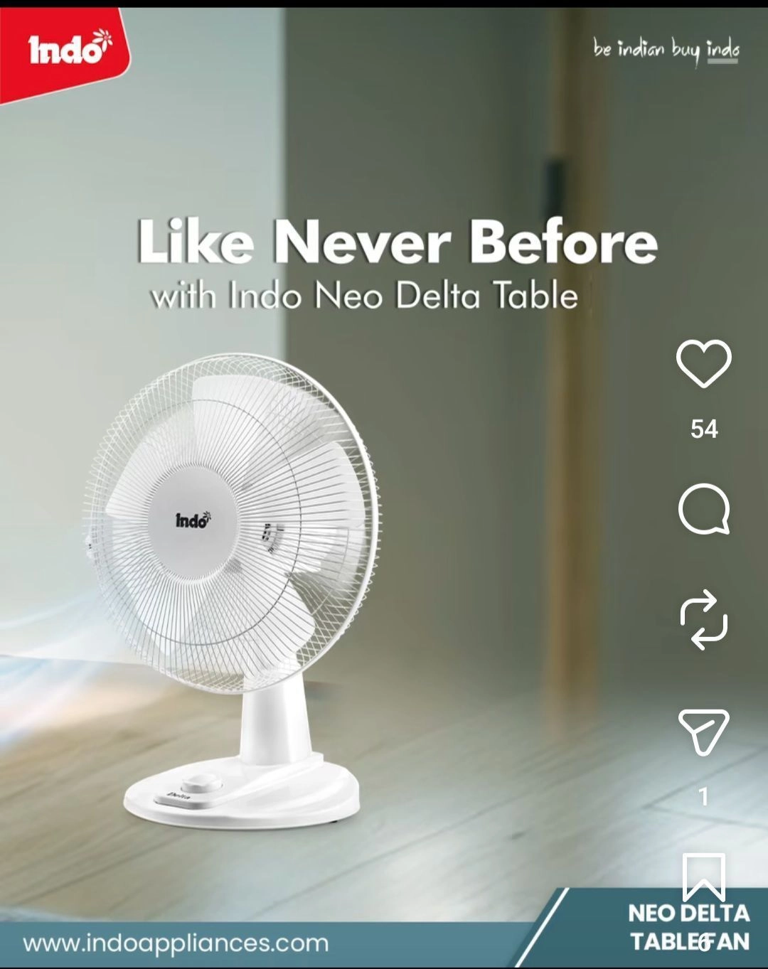 Delta table fan 1