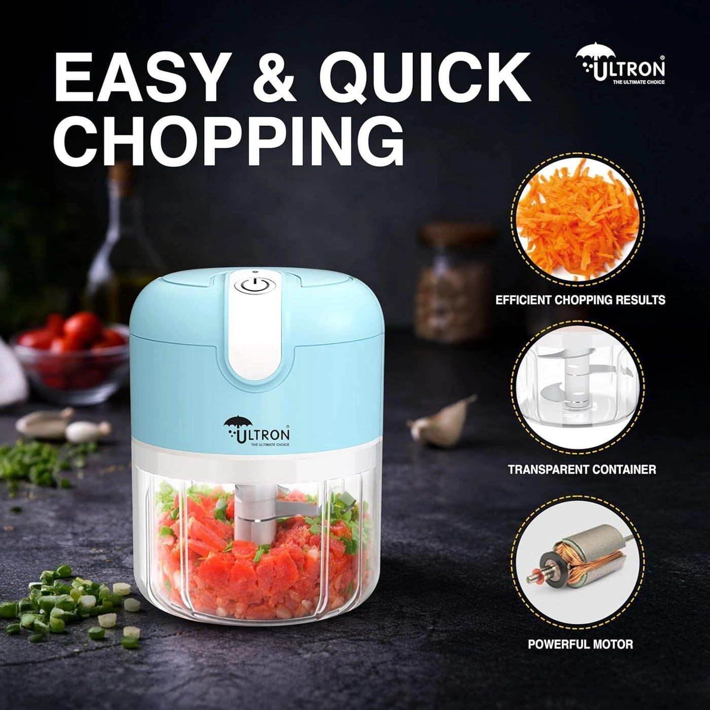 USB Rechargeable Electric Chopper USB Rechargeable 3