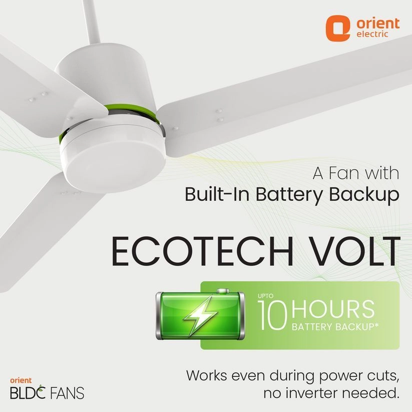 Ecotech Volt Battery Backup BLDC Fan 4
