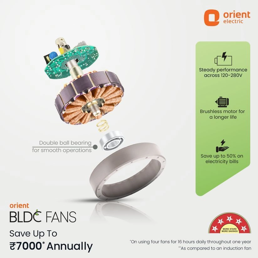 Ecotech Volt Battery Backup BLDC Fan 6