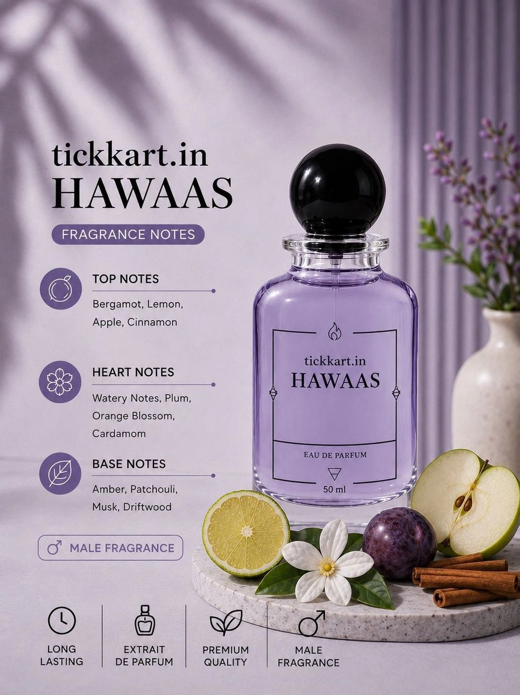 Tickkart.in Hawaas (Extrait De Parfum) 1