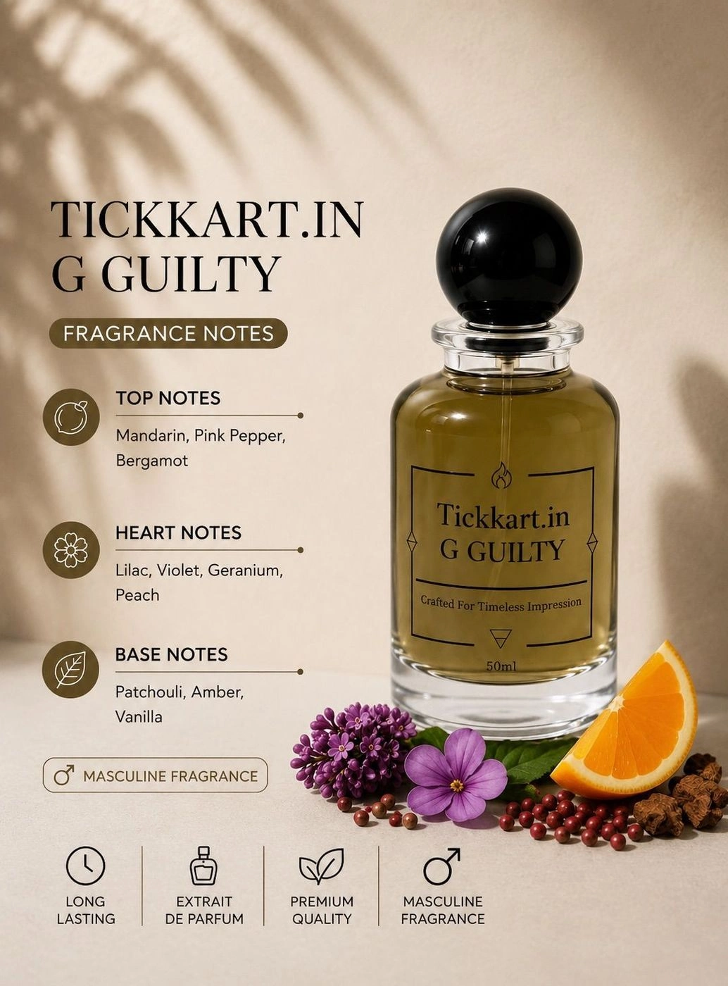 Tickkart.in G Guilty (Extrait De Parfum) 1