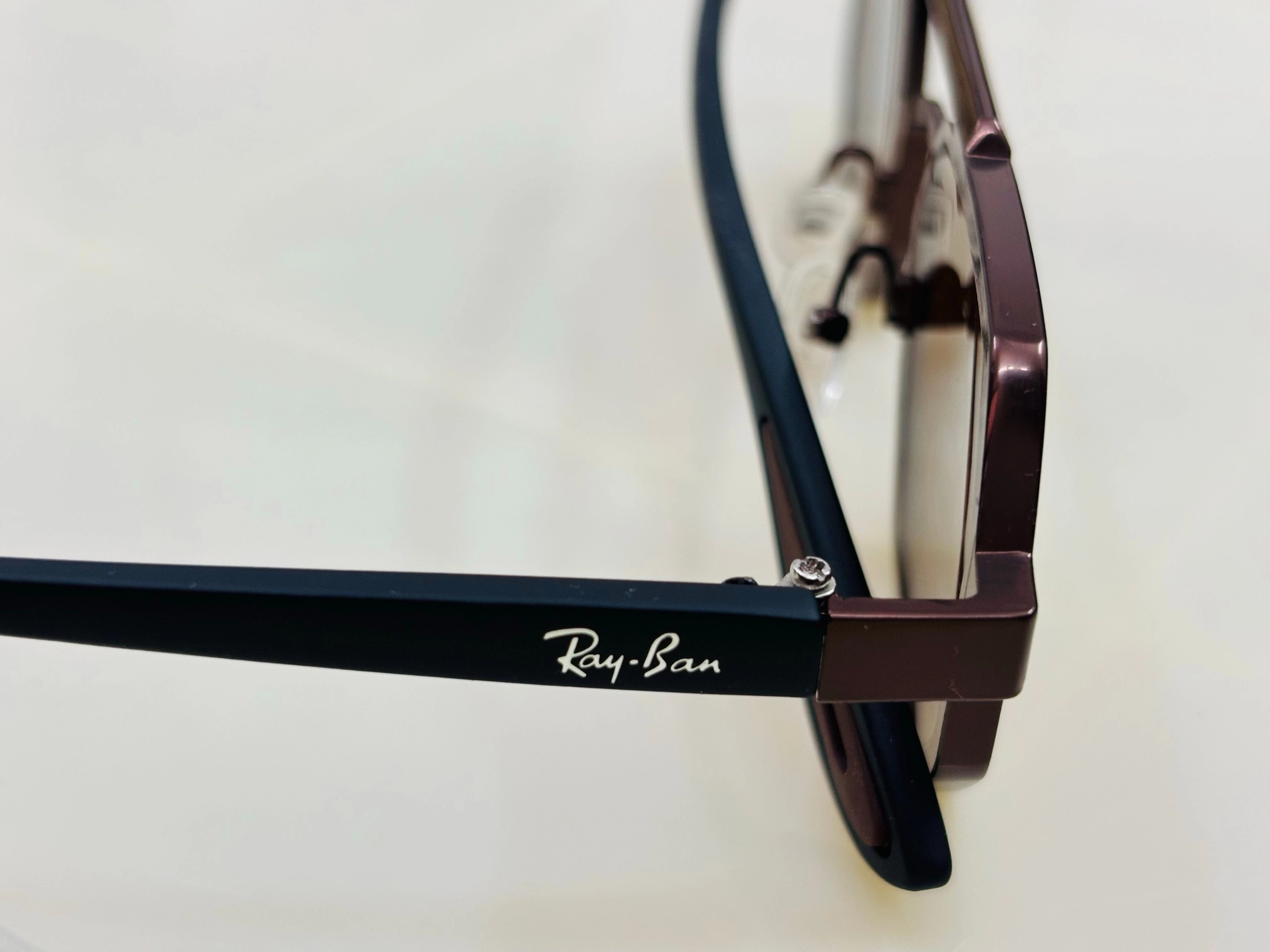 Tickkart R Ban Brown hex shape sunglass 3
