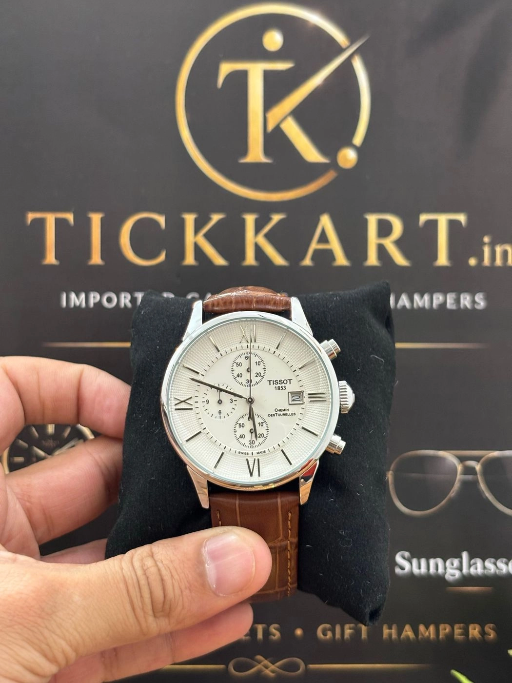 Tickkart TIS Chemin brown Leather White 1