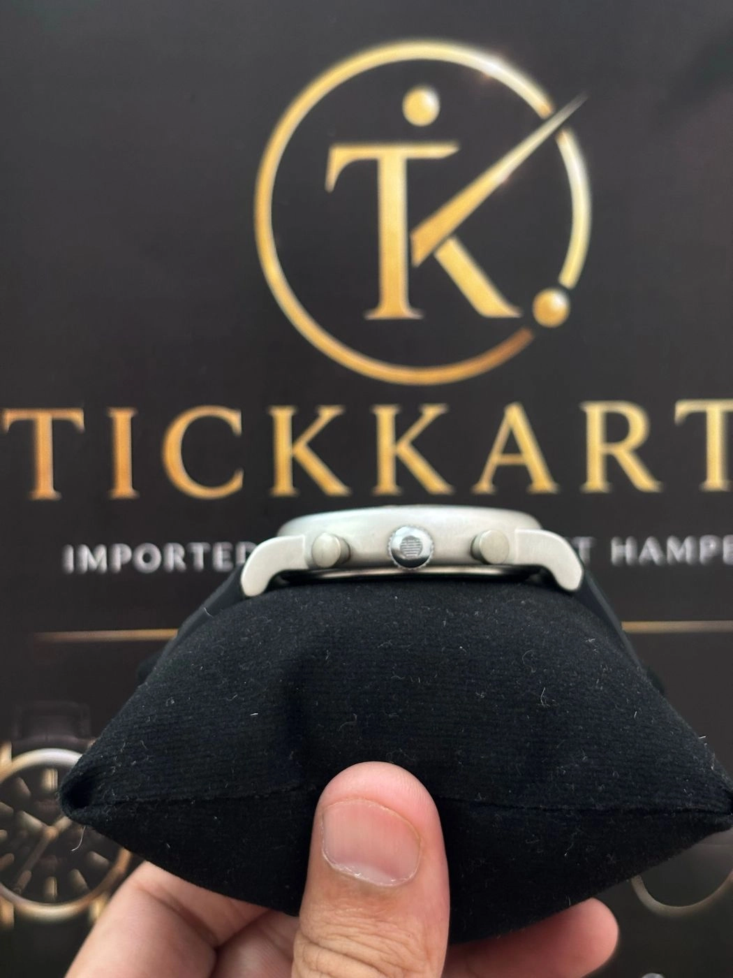 Tickkart ARM silver Black silicone 2