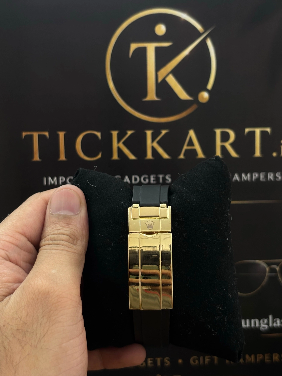 Tickkart Rolx Gold Pu Silicon 3