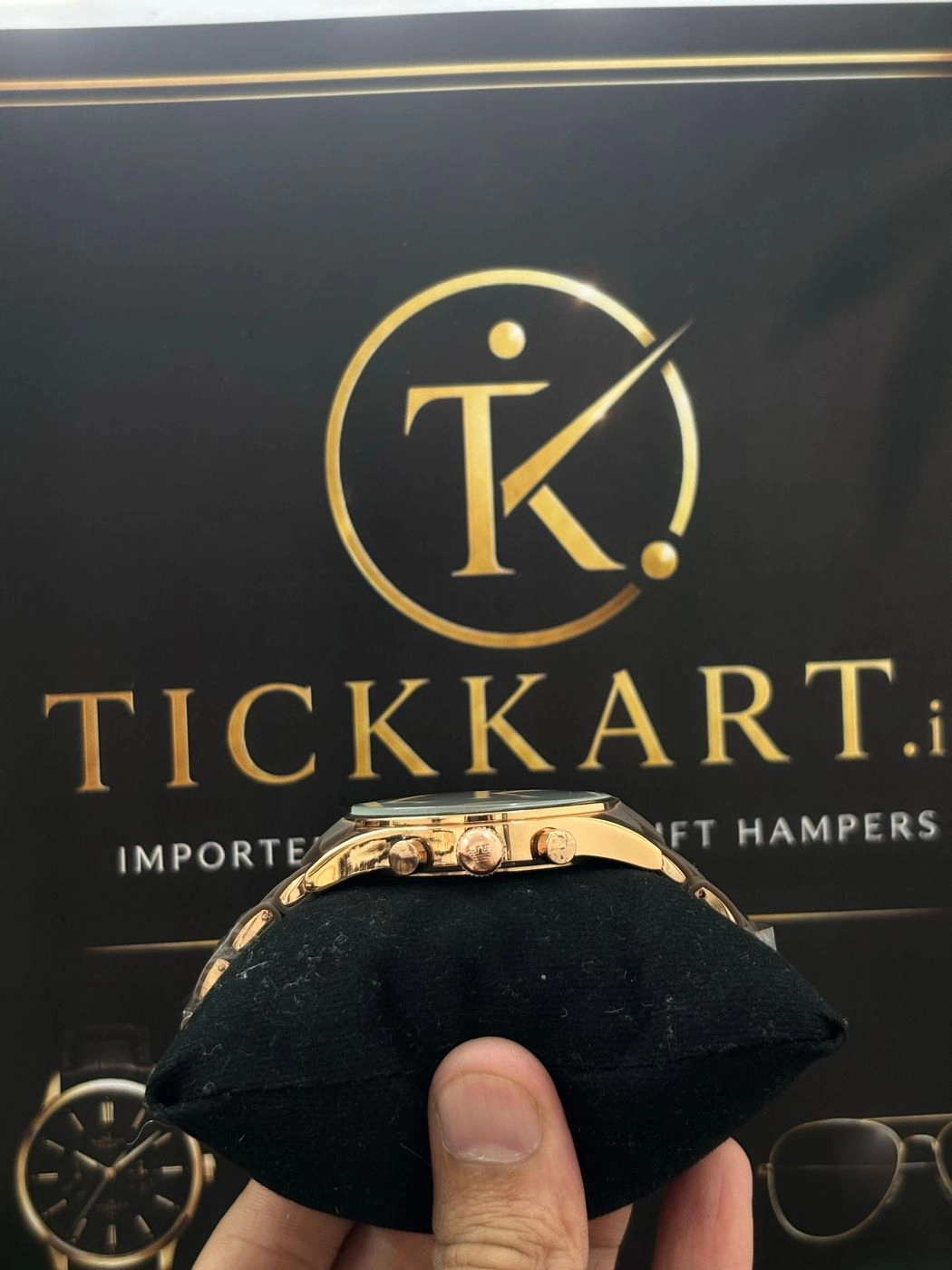 Tickkart ARM Rubber metal Brown chrono 2