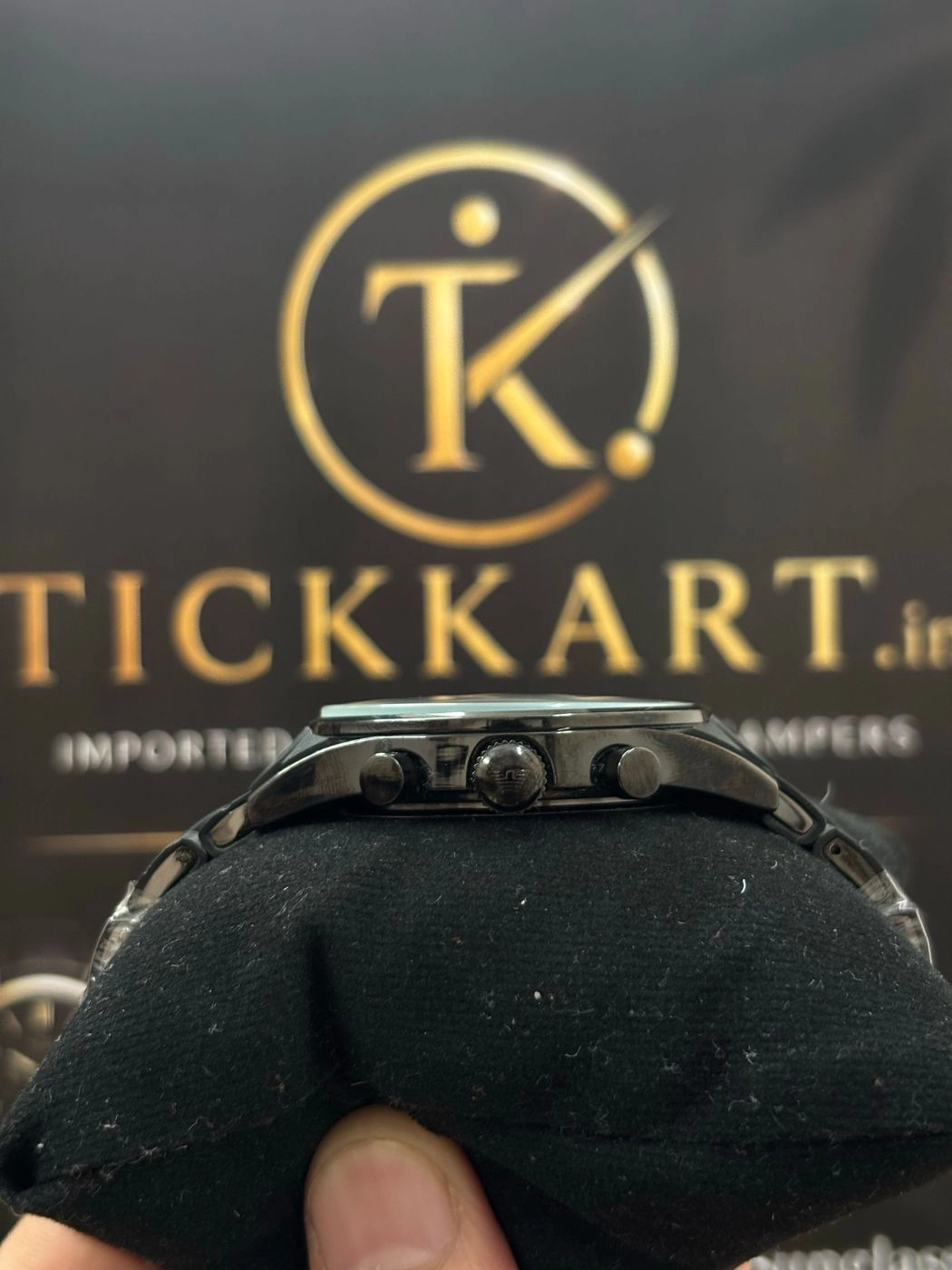 Tickkart ARM Full Black Rubber Metal Chrono 2