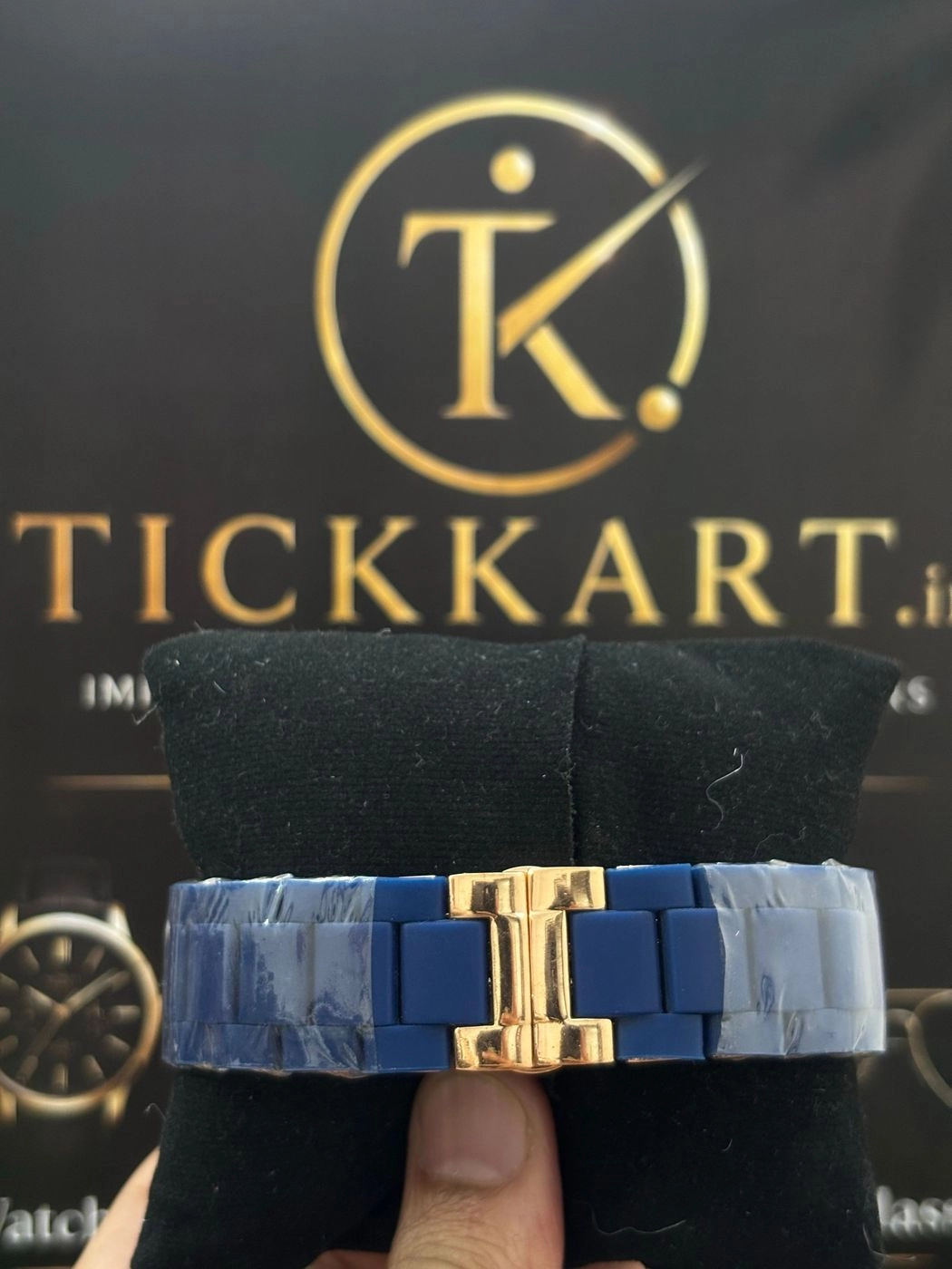 Tickkart ARM Blue Rubber Metal chrono 3