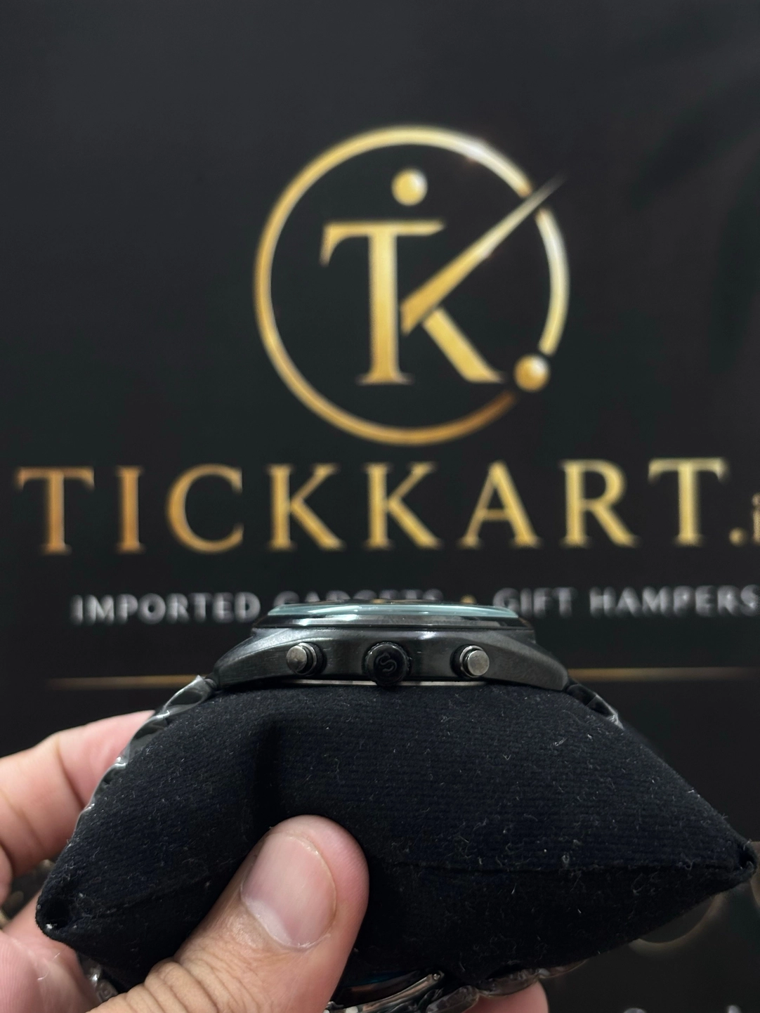 Tickkart SEIK 0 Panda Full Black Non Automatic 2